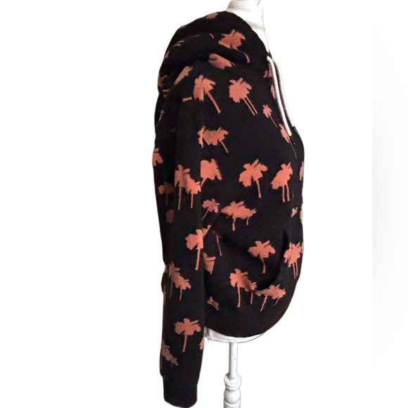 Wesc Black and Orange Palm Print Hoodie Size M - Picture 3 of 11